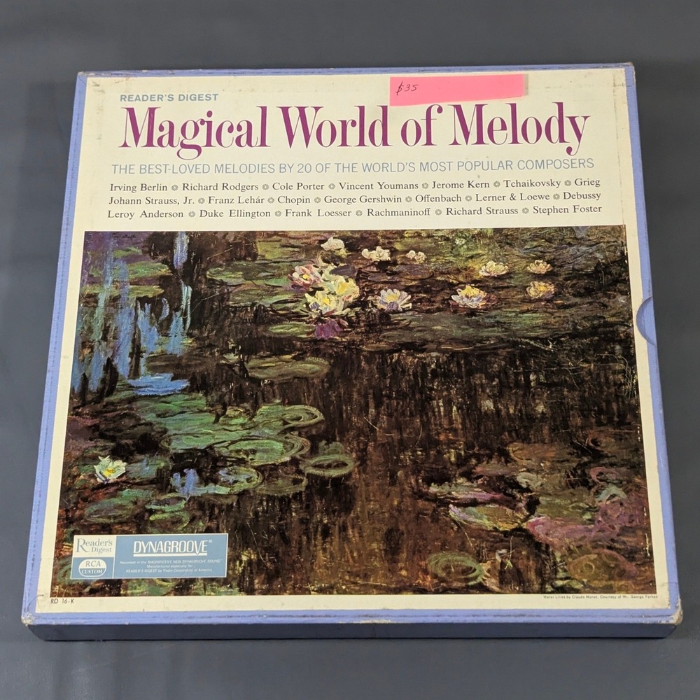 Reader's Digest Magical World of Melody RCA Dynagroove 11 Vinyl LP Box Set VG